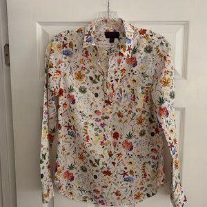 Rare Liberty Arts London Floral Eve Popover Shirt